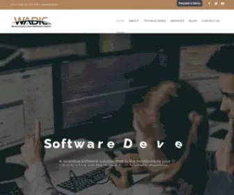 Wadic.net(Custom Software Development Services) Screenshot