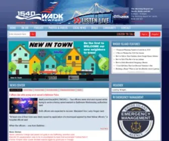 Wadk.com(1540 WADK) Screenshot