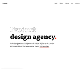 Wadoo.space(Product design agency) Screenshot