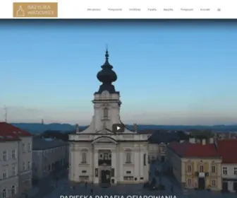 Wadowicejp2.pl(Oficjalna strona Parafii Ofiarowania NMP) Screenshot