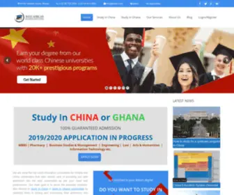 Waecl.com(Study in Ghana & China Universities) Screenshot