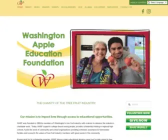 Waef.org(Washington Apple Education Foundation) Screenshot