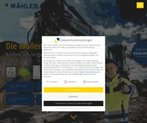 Waehler.de(Seit über 100 Jahren) Screenshot