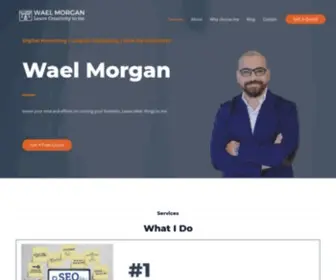 Waelmorgan.com(My Personal Profile) Screenshot