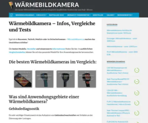 Waermebildkamera-Test.de(Wärmebildkamera) Screenshot