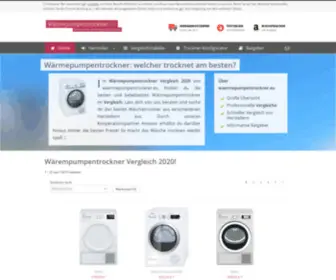 Waermepumpentrockner.eu(Wärmepumpentrockner) Screenshot