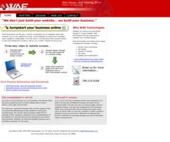 Waetech.com(WAE Technologies) Screenshot