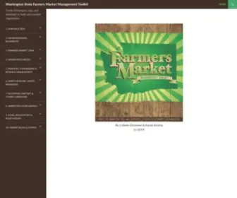 Wafarmersmarkettoolkit.org(Washington State Farmers Market Management Toolkit) Screenshot