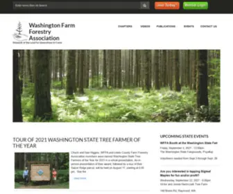 Wafarmforestry.com(Washington Farm Forestry Association) Screenshot