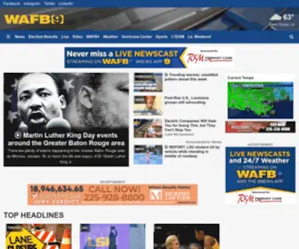 Wafb.com(WAFB 9News) Screenshot