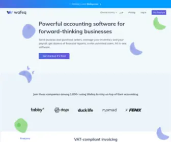 Wafeq.com(Accounting software for small businesses) Screenshot