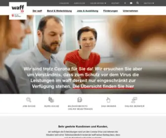 Waff.at(Wiener ArbeitnehmerInnen Förderungsfonds) Screenshot