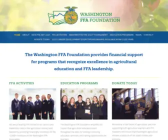 Waffafoundation.org(Washington FFA Foundation) Screenshot