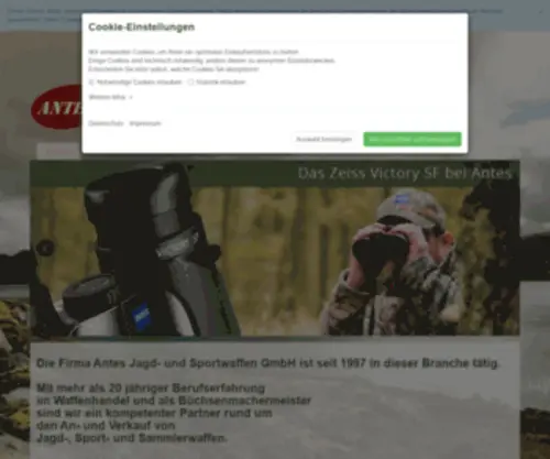 Waffen-Antes.com(Antes Jagd) Screenshot