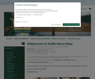 Waffen-Braun-Shop.de(Waffen Braun Shop) Screenshot