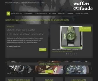 Waffen-Faude.de(Waffen Faude aus Sindelfingen) Screenshot