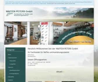 Waffenpeters.de(Waffen Peters Gmbh) Screenshot