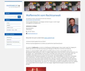 Waffenrecht.de(Waffenrecht) Screenshot