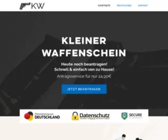 Waffenschein.net(Die Tricks zum erlangen des Waffenscheins) Screenshot