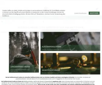 Waffenschrank-Kaufen.de(► Waffenschrank & Tresor für Gewehr & Pistole online kaufen) Screenshot