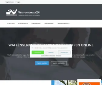 Waffenverkauf24.de(Gebrauchte Waffe kaufen und verkaufen) Screenshot