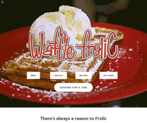 Wafflefrolic.com(Wafflefrolic) Screenshot