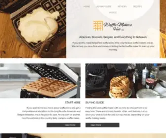 Wafflemakershub.com(Find the Best Waffle Makers) Screenshot