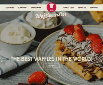 Wafflemeister.com(All day brunch from the best Waffle franchise in the UK. Find out where your closest Wafflemeister) Screenshot