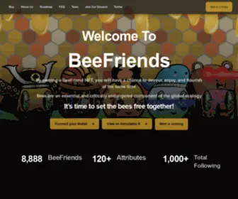 Waffuru.com(The Bee Friends NFT) Screenshot