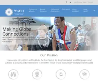 Waflt.org(World Language Education) Screenshot