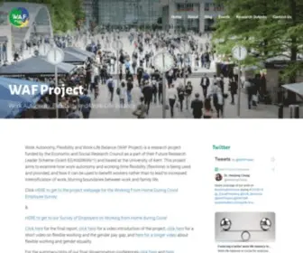 Wafproject.org(WAF project) Screenshot