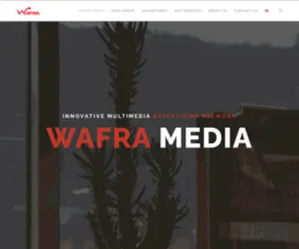 Waframedia.com(The Leading Ad Network for the Arab World) Screenshot