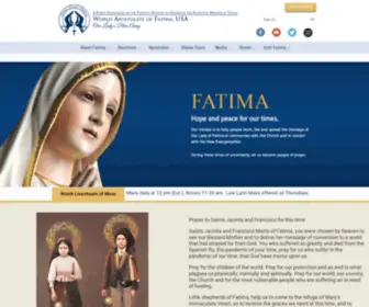 Wafusa.org(World Apostolate of Fatima) Screenshot