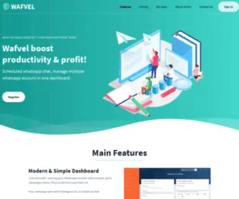 WafVel.com(WhatsApp Automation & Rest API) Screenshot