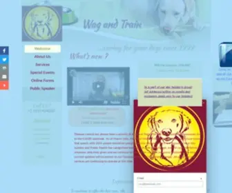 Wagandtrain.ca(Wag and Train Dog Daycare) Screenshot