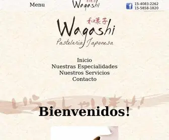 Wagashi.com.ar(Pastelería Japonesa) Screenshot