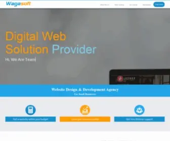 Wagasoft.com(Digital Web Design & Development Agency) Screenshot