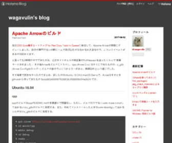 Wagavulin.jp(Wagavulin's blog) Screenshot