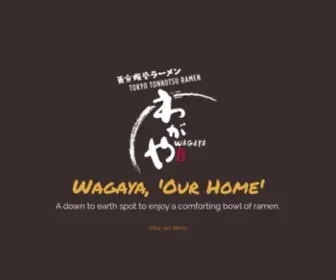 Wagayahawaii.com(Honolulu Ramen Shop) Screenshot