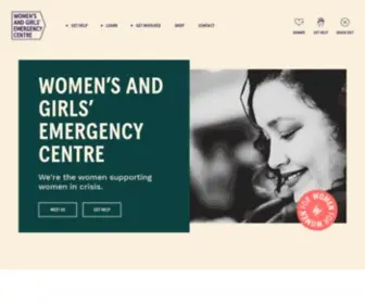 Wagec.org.au(Women's & Girls' Emergency Centre) Screenshot