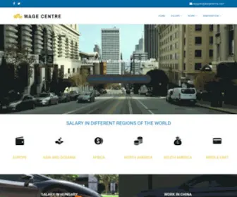 Wagecentre.com(Salaries in all countries of the world) Screenshot