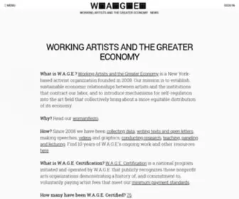 Wageforwork.com(W◼A◼G◼E◼HOME) Screenshot