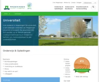 Wageningenuniversity.nl(Universiteit) Screenshot