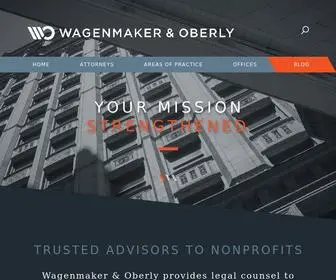 Wagenmakerlaw.com(Wagenmaker & Oberly) Screenshot