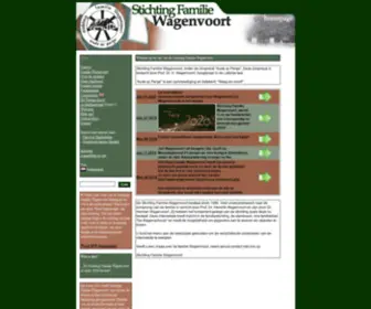 Wagenvoort.net(Stichting Familie Wagenvoort op) Screenshot