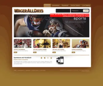 Wageralldays.com Screenshot