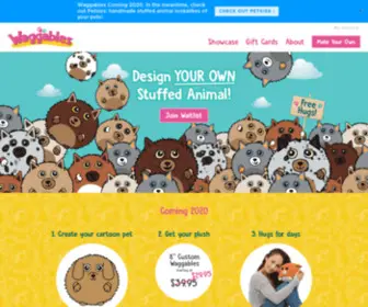 Waggables.com(Design Your Own Round Stuffed Animals) Screenshot