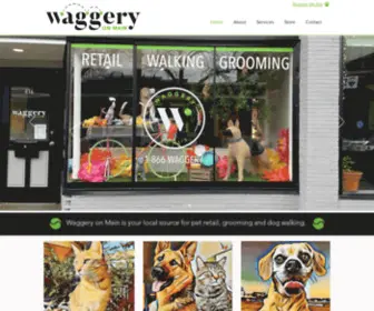 Waggeryonmain.com(Waggery on Main) Screenshot