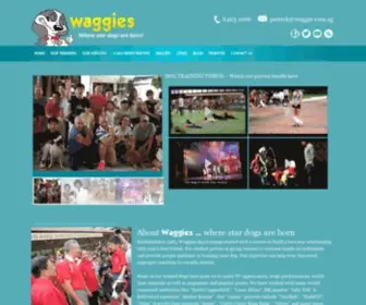 Waggie.com.sg(Dog Training Singapore) Screenshot