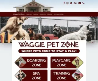 Waggiepetzone.com(Waggie Pet Zone) Screenshot